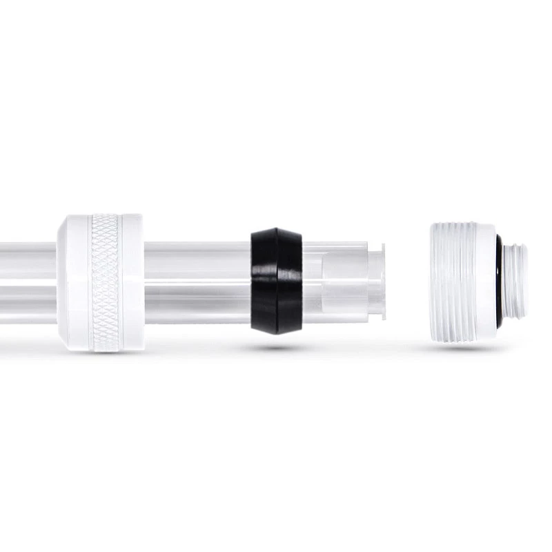 Alphacool Eiszapfen PRO 17484 16 mm HardTube-fitting G1/4, wit, 6 stuks