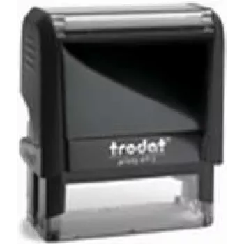 Zelfinktende stempel Trodat Printy 4912N, grijs, afdrukformaat 46×17 mm