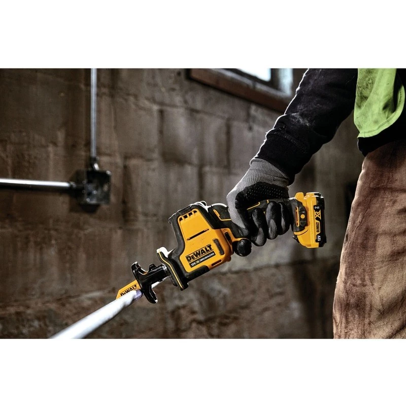 DeWALT DCS312D2-QW reciprozaag 2800 spm zwart, geel