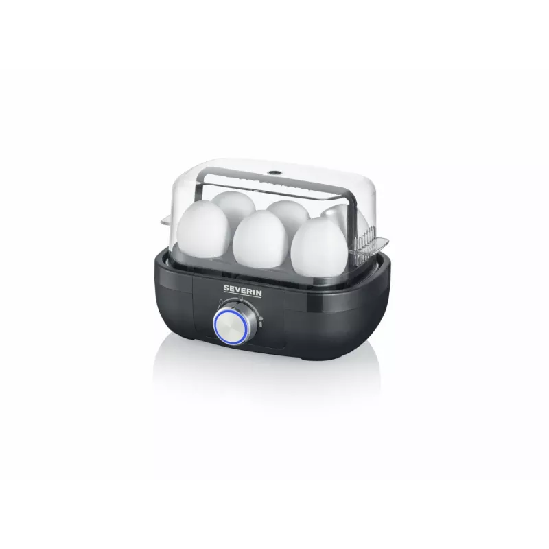 Severin eierkoker 420W, voor max. 6 eieren EK 3166 zwart (EK3166)