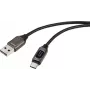 Renkforce RF-6249502 USB-kabel zilver