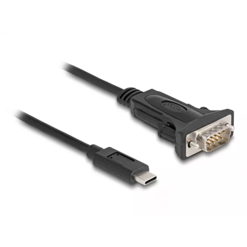 DeLOCK adapter USB Type-C naar RS-232 D-Sub 9-pins stekker 0,25 m