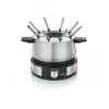 Severin FO 2471 fondue- en crêpecombinatie, zwart/roestvrij staal