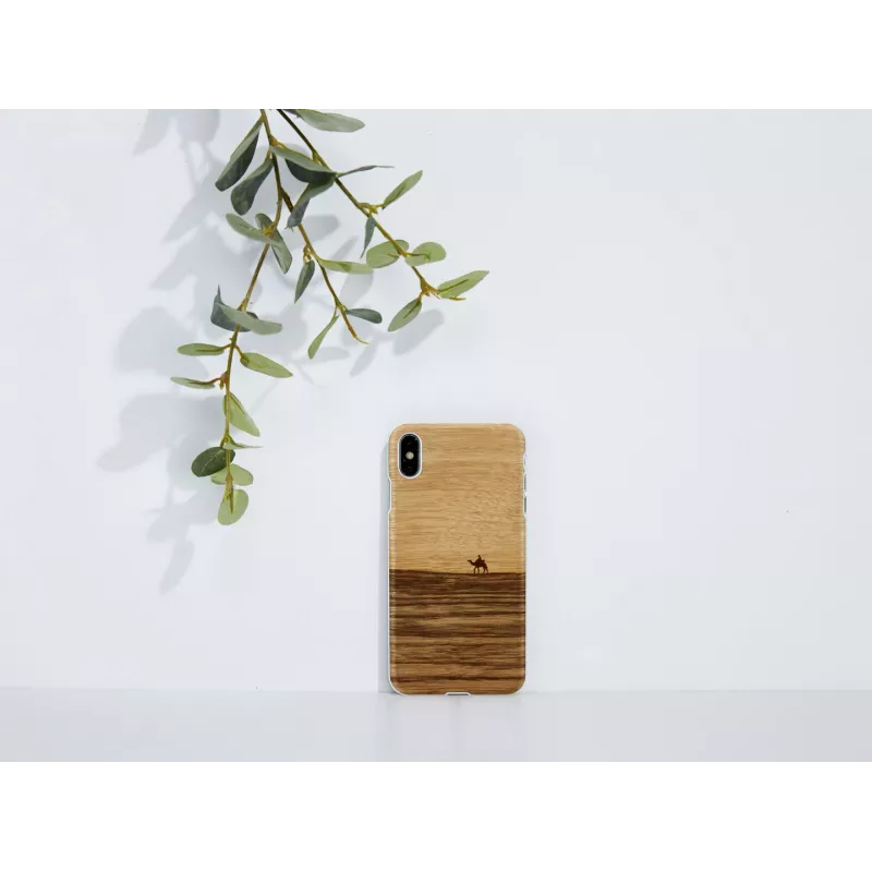 Smartphonehoesje man and wood voor iPhone XS Max — terra white