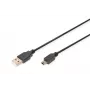Verbindingskabel USB A / Mini-USB B M/M 1 m zwart