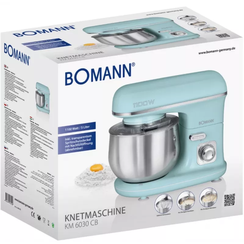Bomann KM 6030 CB keukenmachine 1100 W 5 L mintkleur
