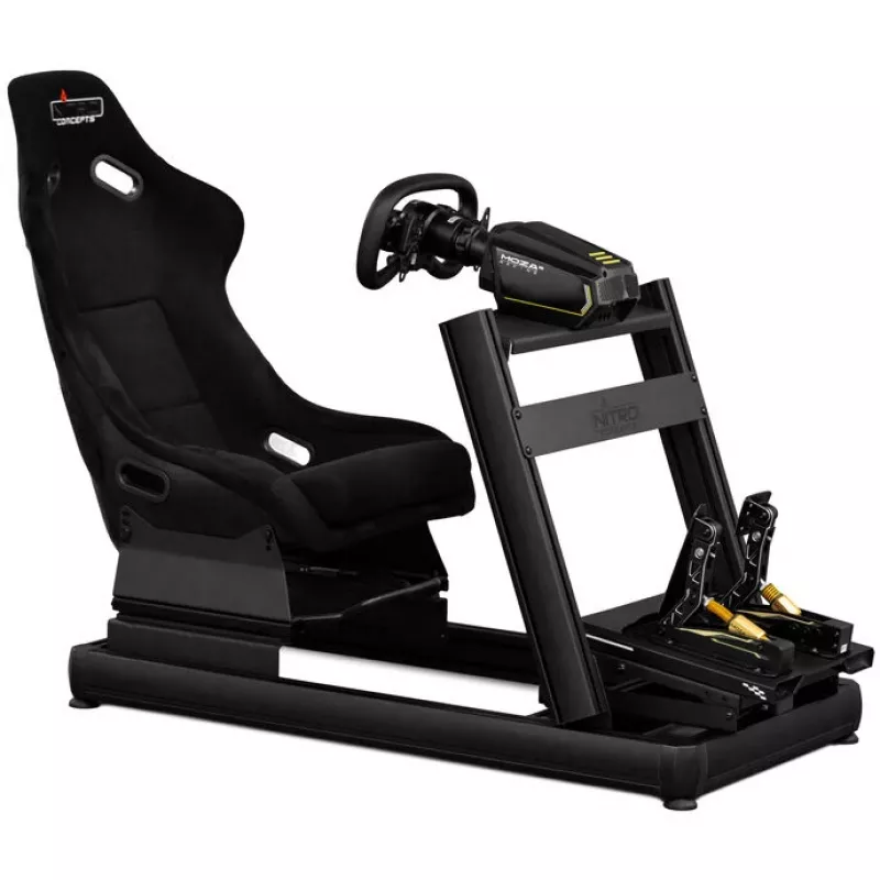 Gaming-stoel nitro concepts E-Racer GAZU-1006 — ergonomisch ontwerp, verstelbare armleuningen