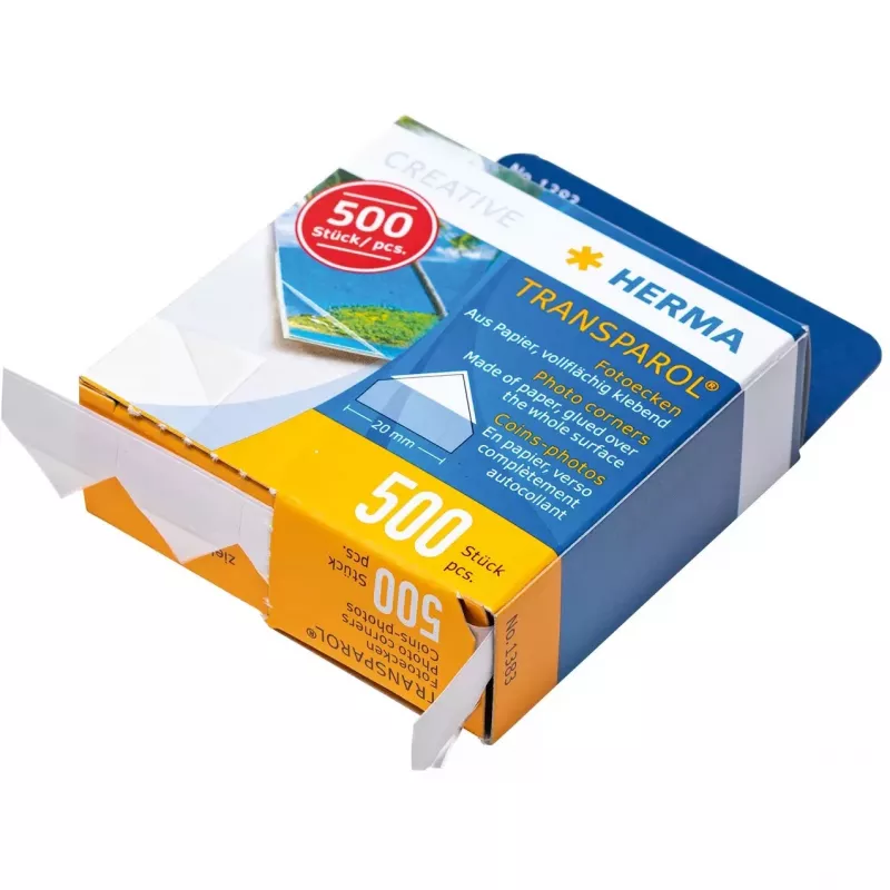 Foto hoekjes HERMA Transparol 500 stuks
