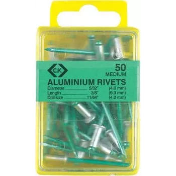 Blindklinknagel c.k tools T3819A 612, aluminium 4,8×9 mm, 40 stuks