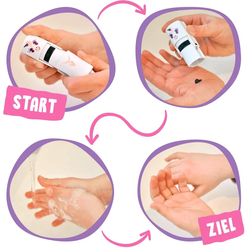 Stempel COLOP 156694 rond meerkleurig