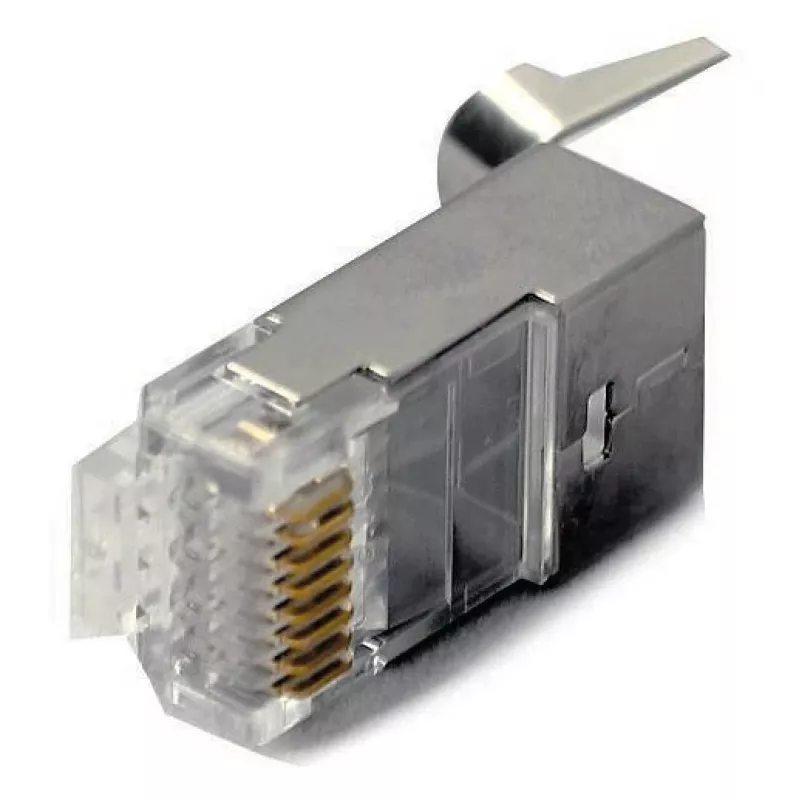 Draadconnector RJ45 grijs Digitus X-ML-6F-OD-IMP male 100 stuks