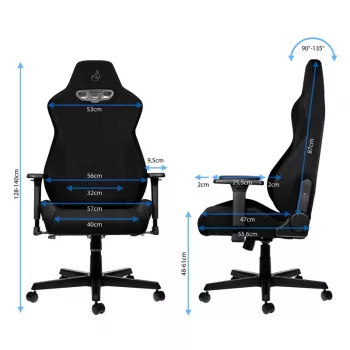 Nitro Concepts S300 gamingstoel - Stealth zwart