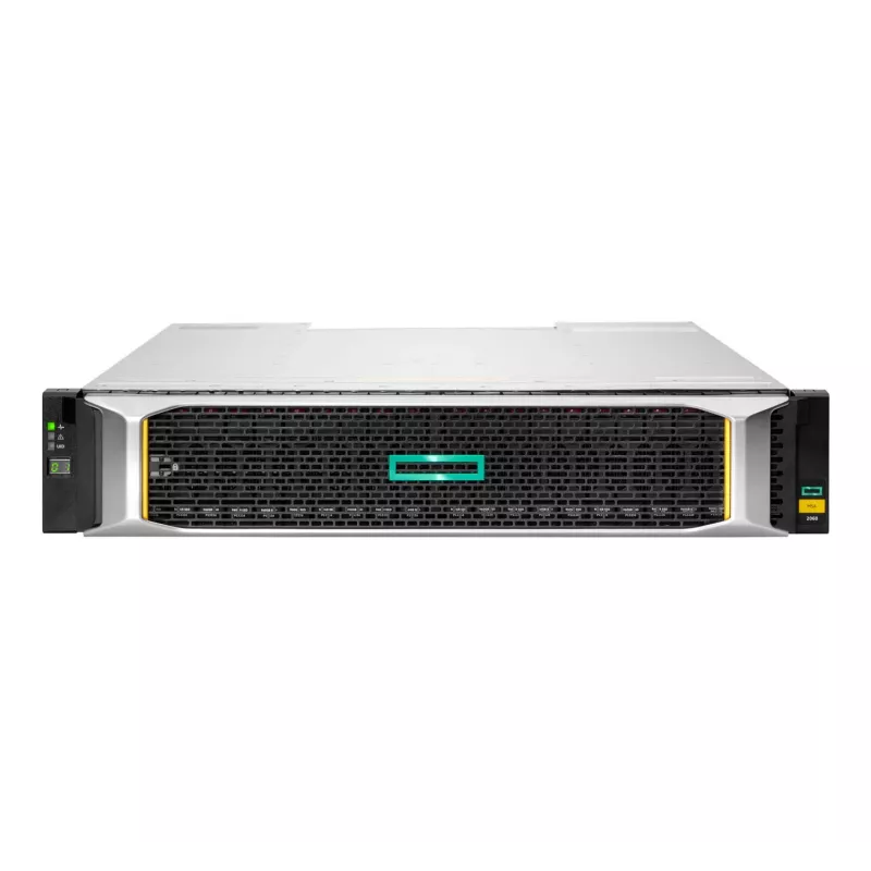 HPE MSA 2060 R0Q74B 16 Gb Fibre Channel SFF-schijvenarray, 24 bays (SAS-3), 0 TB, rack 2U