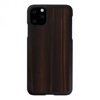 Smartphonehoesje man and wood voor iPhone 11 Pro Max, ebbenhout zwart