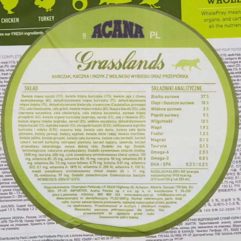 ACANA Grasslands - droogvoer voor katten - 340 g