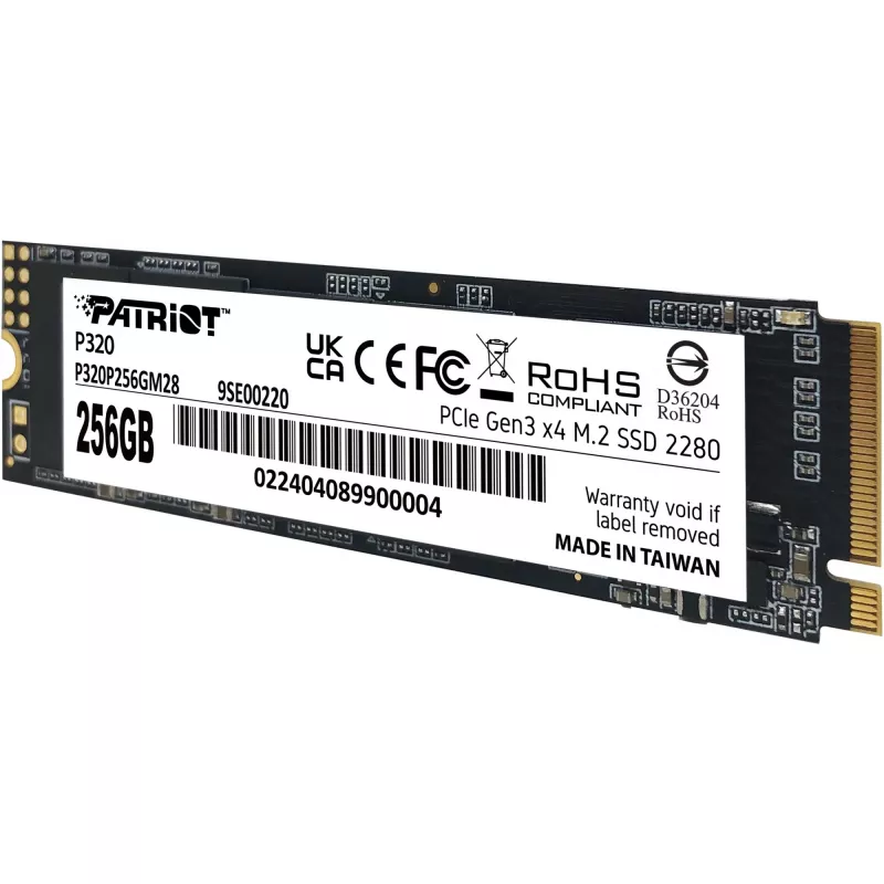 SSD Patriot P320 256 GB M.2 2280 PCIe 3.0 x4 NVMe
