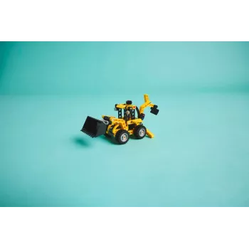 Bouwset LEGO Technic Backhoe Loader 42197 — knikbesturing, werkende lader, 104 onderdelen, aanbevolen leeftijd 7+