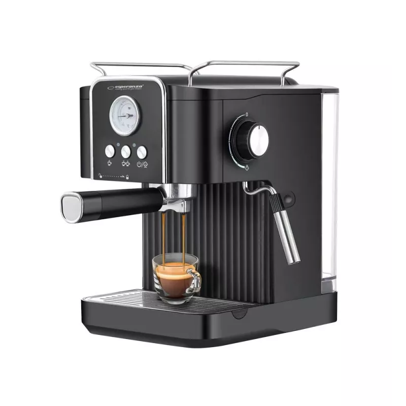 Espressokoffiemachine ESPERANZA EKC010 — 1,8 L watertank, 850 W, 20 bar, ingebouwde melkopschuimer