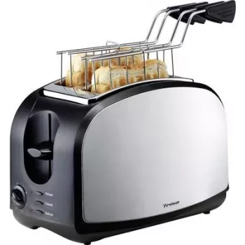Trisa Crispy Snack toaster rvs, zwart (7361.4212)