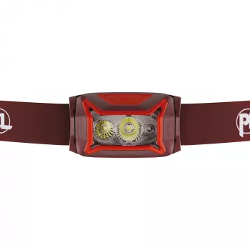 Hoofdlamp Petzl Actik Core — LED, 100 lm, geïntegreerde 1250 mAh USB-accu, IPX4, rood