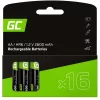 Ni-Mh accu's AA R6 2600 mAh x16