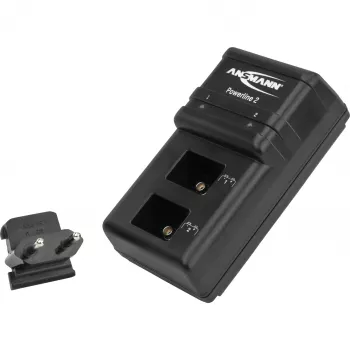 ANSMANN POWERline 2 - acculader - 2x9V (5107043)