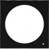 Filterframe EUROLITE Theatre 2000 zw (model 41901060) voor theaterarmaturen