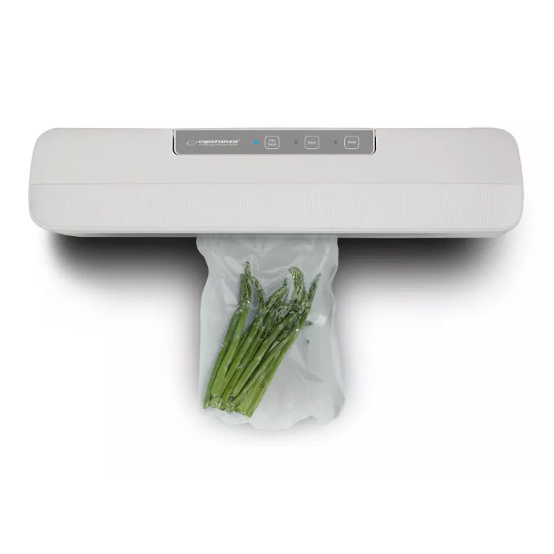 Esperanza EKV001 Steak Tartare vacuümsealer voor voedsel, 300 mm, 107 W, wit