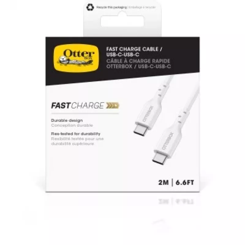 USB-C-naar-USB-C-kabel OTTERBOX 78-81360 — 24-pins, USB 2.0, 3A, 2,0 m, wit