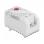 Thermostaat DELOCK 66824, kunststof behuizing, IP20, 30 W, 250 V, 10 A, 43×60×33 mm, grijs/rood