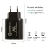 USB-wandlader MACLEAN MCE479B — 3x USB-aansluitingen, 18W totaalvermogen, compact