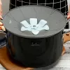 Elektrische grill Jata HACC4533 met antiaanbaklaag en instelbare temperatuur