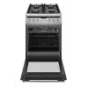 Kookplaat AMICA 57GcES3.33HZpTaA(Xx) PIZZA, 3 kookzones, touchbediening, energie-efficiëntieklasse A