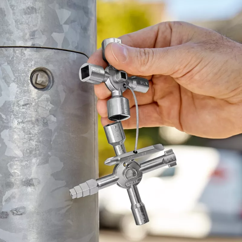 Knipex 00 11 01 universele sleutel voor schakelkasten