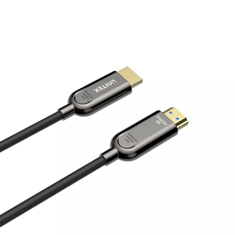 UNITEK C11086GY01-5M HDMI-kabel HDMI Type-A (standaard) zwart, grijs