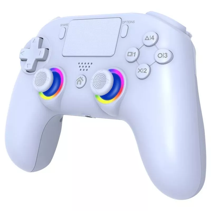 Gamepad Subsonic PS5 draadloze LED-controller wit D-pad Home Opties Delen