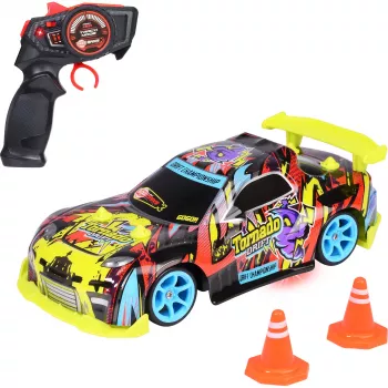 RC-auto Dickie Tornado Drift RTR 2,4 GHz – kant-en-klare driftauto
