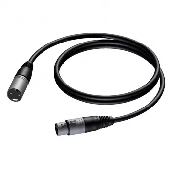 Audiokabel Procab XLR-stekker naar XLR-bus 10 m (1KPBA139)