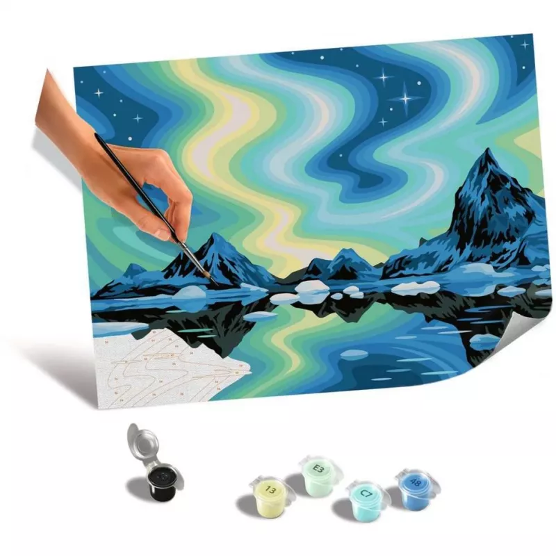 Ravensburger CreArt Canvas Edition kleurset Northern Lights van Ravensburger (MPN 23907)