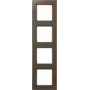 Jung afdekraam 4-voudig mokka horizontaal/verticaal AC 584 MO (AC584MO)