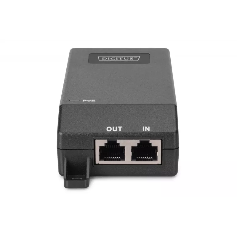 Digitus Gigabit Ethernet PoE+ injector 802.3at 30 W zwart