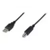 Digitus ASSMANN - USB-kabel - USB Type A, 4-polig (M) - USB Type B, 4-polig (M) - 50 cm (USB/USB 2.0) - zwart (AK-300105-005-S)