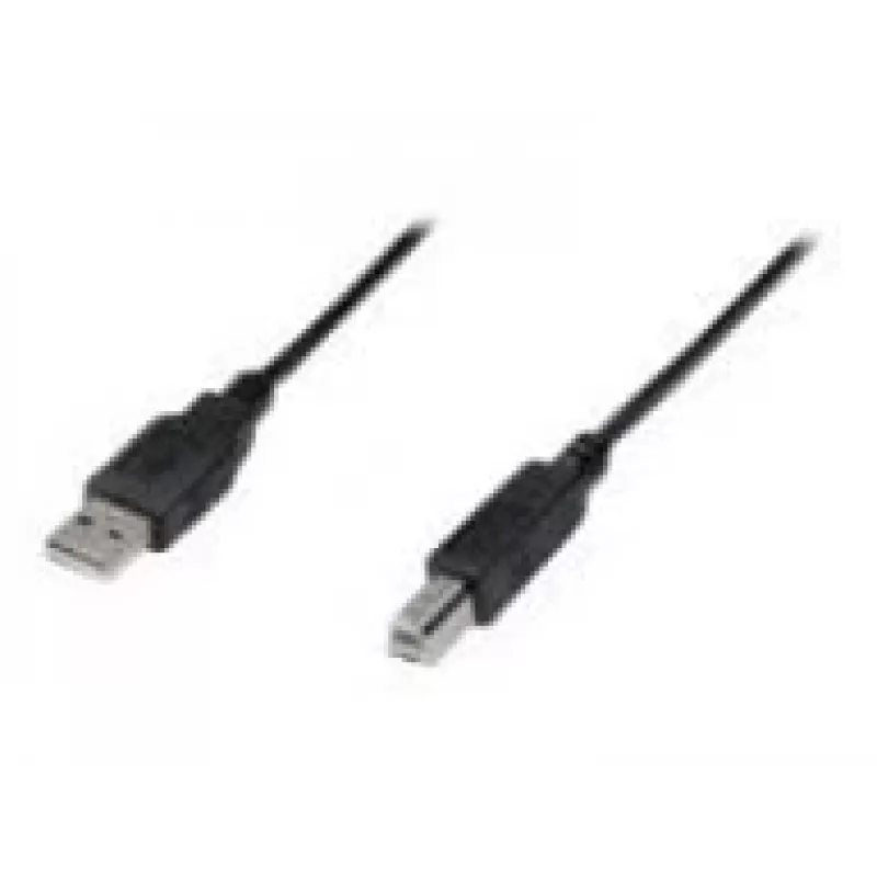 Digitus ASSMANN - USB-kabel - USB Type A, 4-polig (M) - USB Type B, 4-polig (M) - 50 cm (USB/USB 2.0) - zwart (AK-300105-005-S)