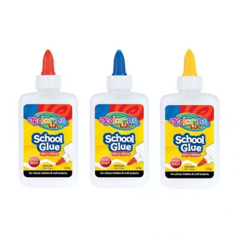 Colorino Kids vloeibare lijm knutselijm 120 g