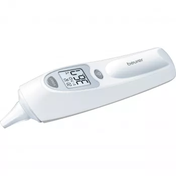Contact-oorthermometer Beurer FT58 — wit, contactmeting, geheugen, °C/°F, AAA-batterij