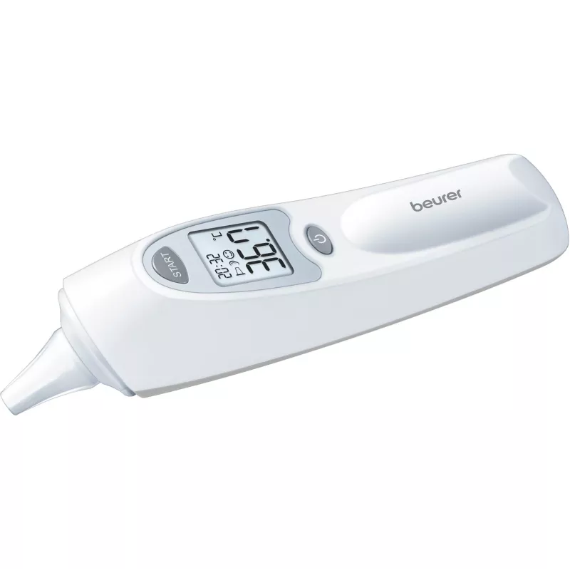 Contact-oorthermometer Beurer FT58 — wit, contactmeting, geheugen, °C/°F, AAA-batterij