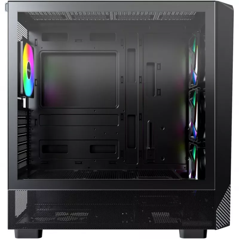 PC-behuizing Montech X5 midi tower zwart ATX 3x 140mm-ventilator