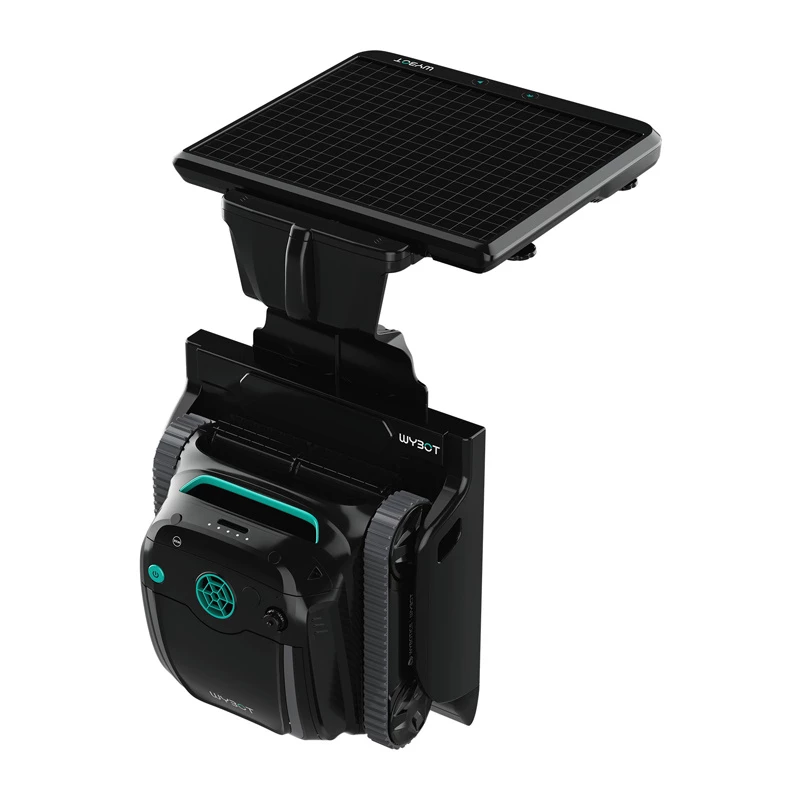 Wybot S2 Solar draadloze poolreinigingsrobot — Wybot S2 Solar poolreiniger, draadloze werking