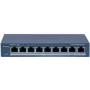 Netwerk-switch Hikvision DS-3E1309P-EI(B) 8-poorts 100 Mbps met 110W PoE