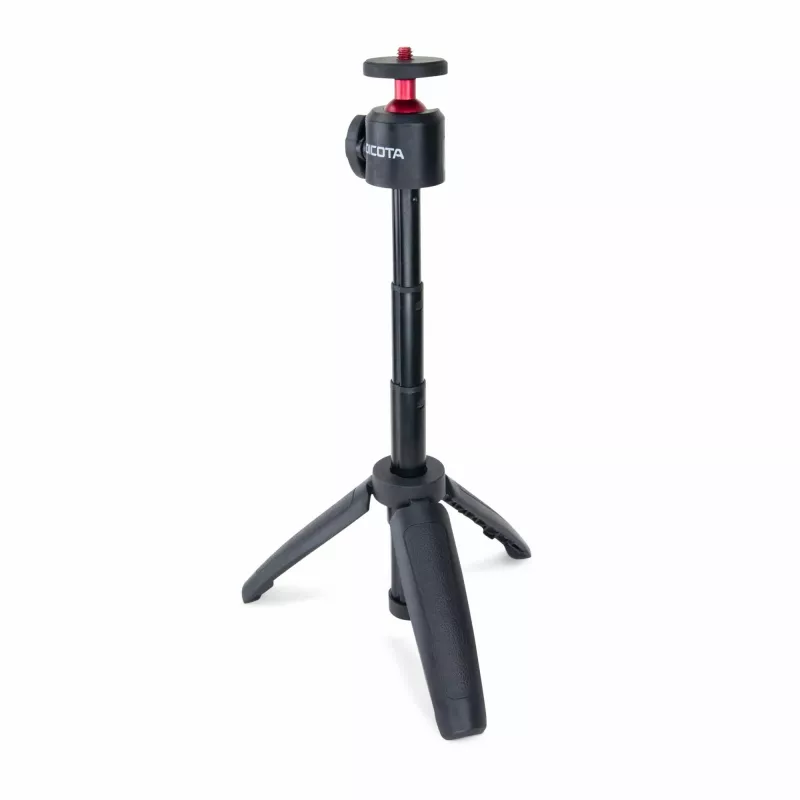 Dicota webcamstatief werkhoogte = 147 - 245 mm zwart kogelkop
